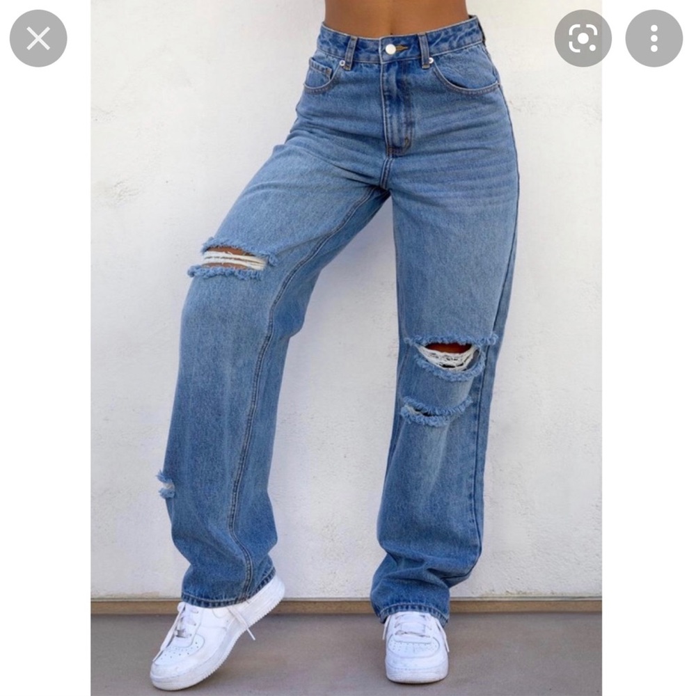 tiger mist sofi straight leg jean